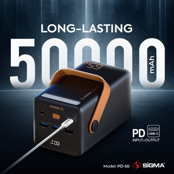 Sigma Power Bank 50000mAh PD-50 - Limited Stock